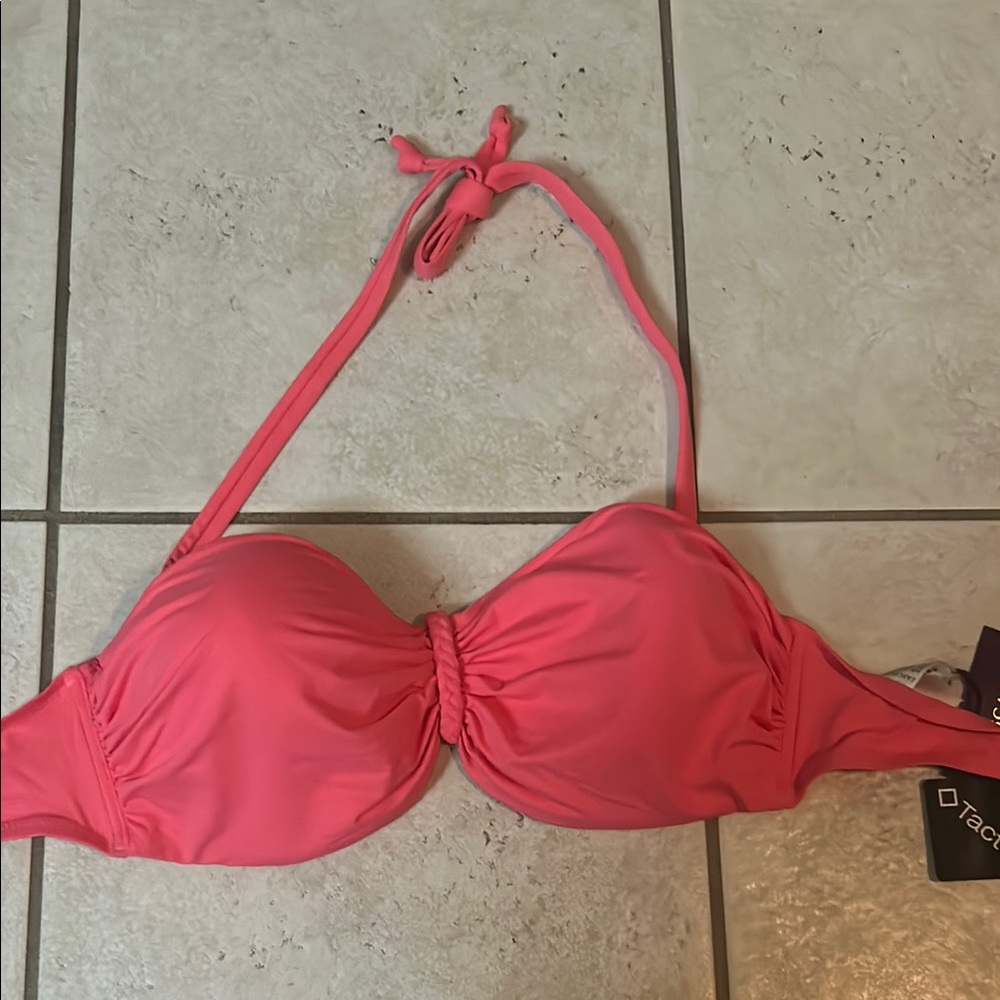 TACERA Women's Pink Bikini Top